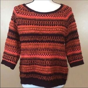 Loft Chunky Knit Striped Sweater